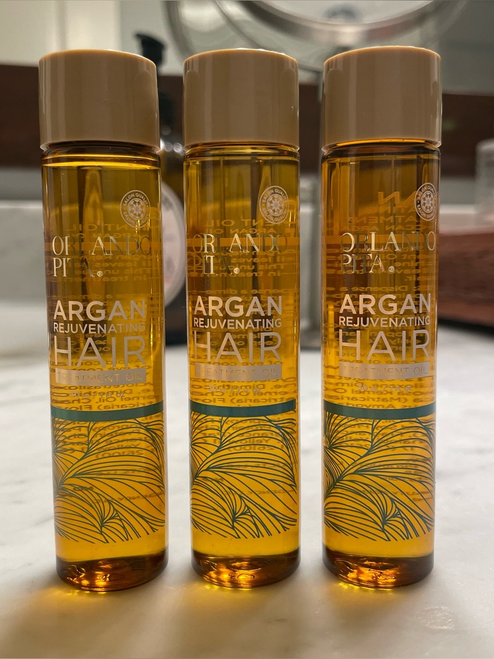 Set of 3 bottles - Orlando Pita Argan Rejuvenating Treatment Oil